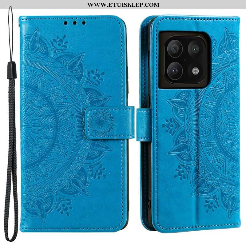 Etui Folio do OnePlus 10 Pro 5G Mandala Słońca